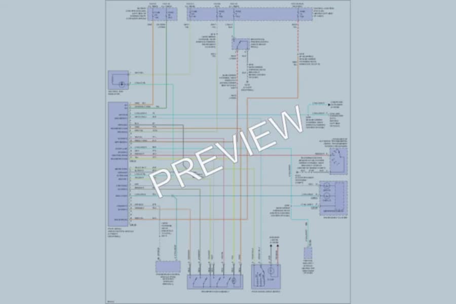 2005 Ford ExplorerSportTrac Transmission wiring diagram preview