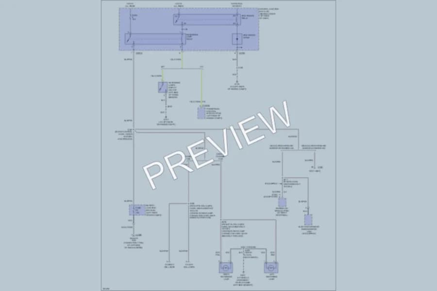 2005 Ford F450ChsCab Exterior Lights wiring diagram preview