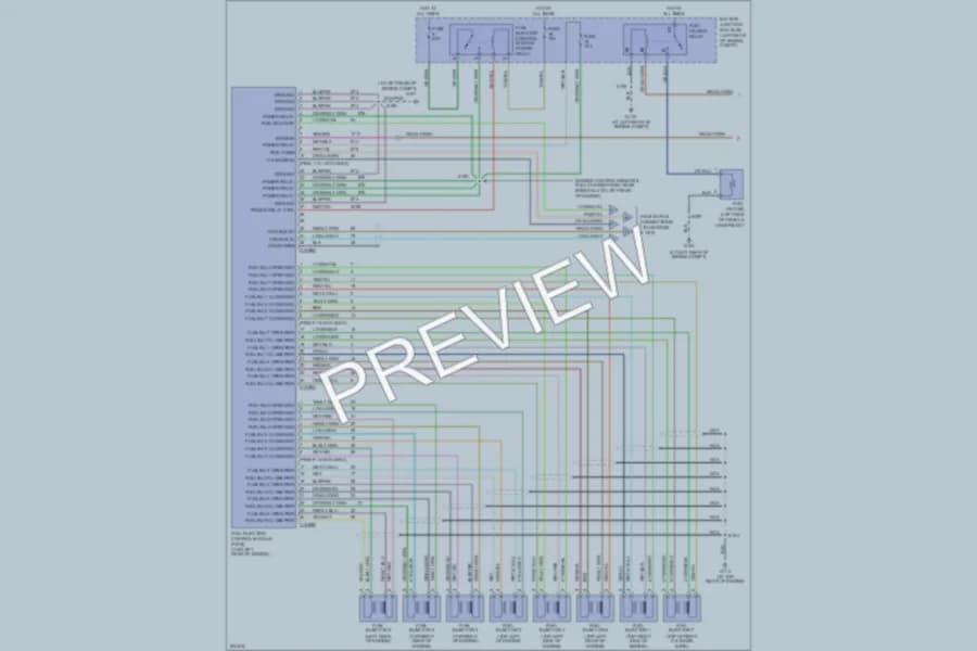 2005 Ford F550ChsCab Engine Performance wiring diagram preview