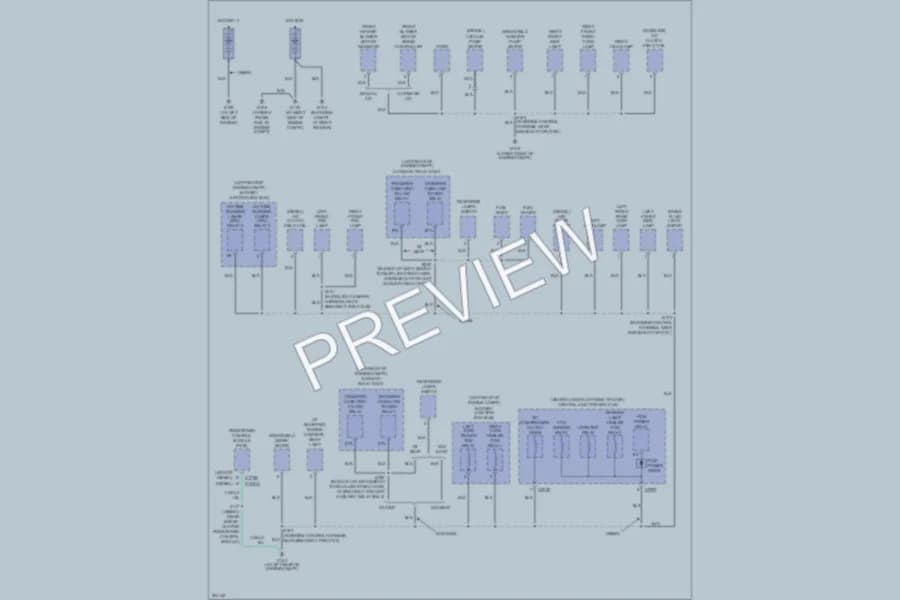 2005 Ford F550ChsCab Ground Distribution wiring diagram preview