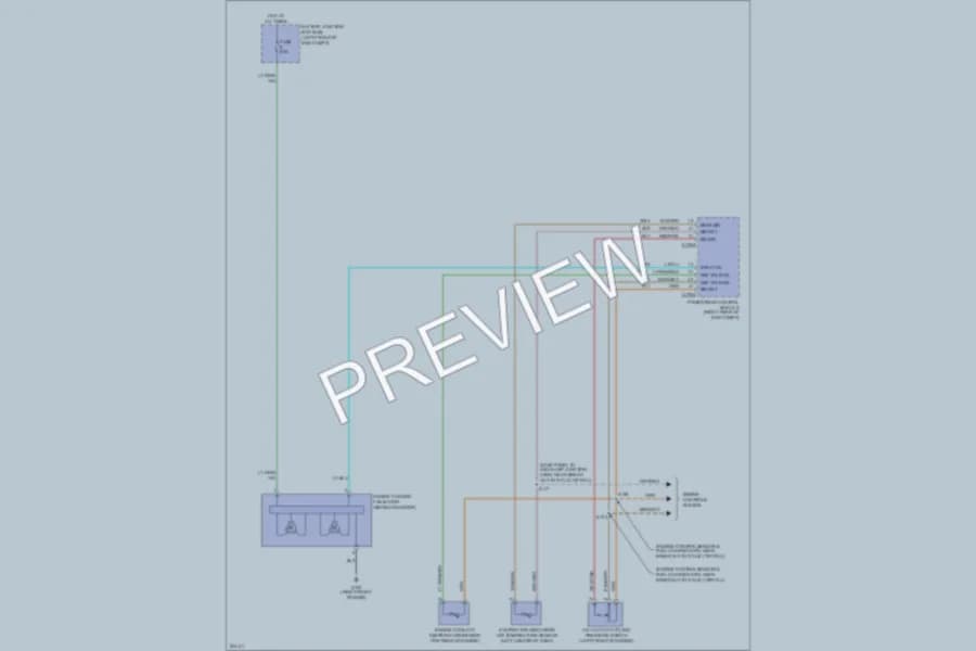 2005 Ford FiveHundred Cooling Fan wiring diagram preview