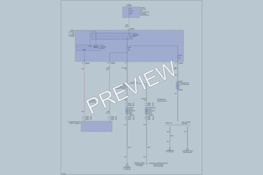 2005 Ford FiveHundred Defoggers wiring diagram preview