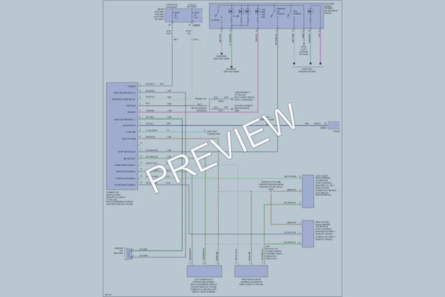 2005 Ford FiveHundred Navigation wiring diagram preview