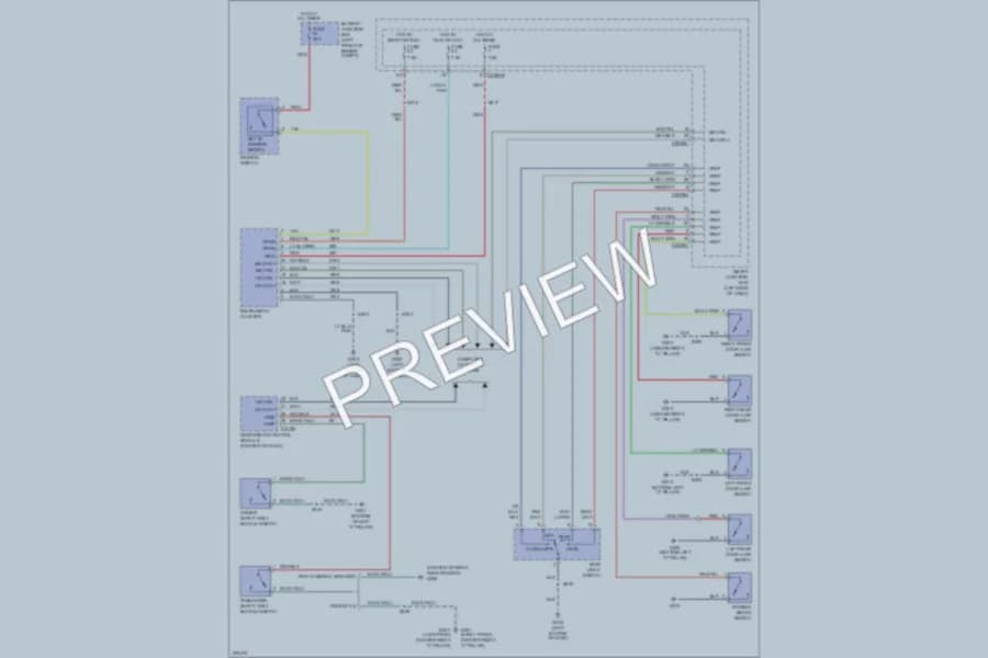 2005 Ford FiveHundred Warning Systems wiring diagram preview