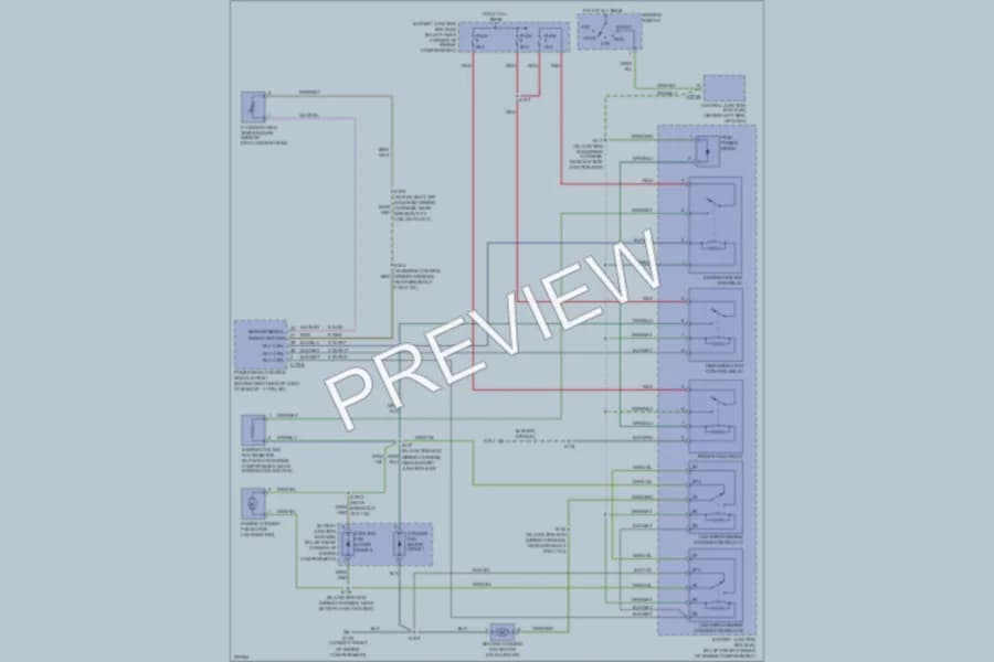2005 Ford Focus Cooling Fan wiring diagram preview