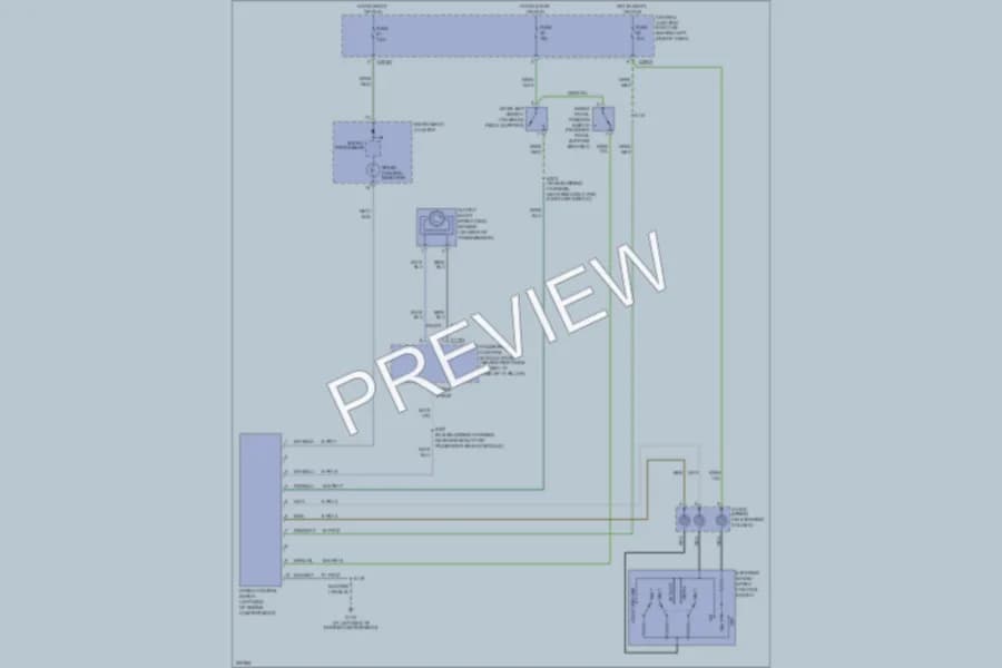 2005 Ford Focus Cruise Control wiring diagram preview