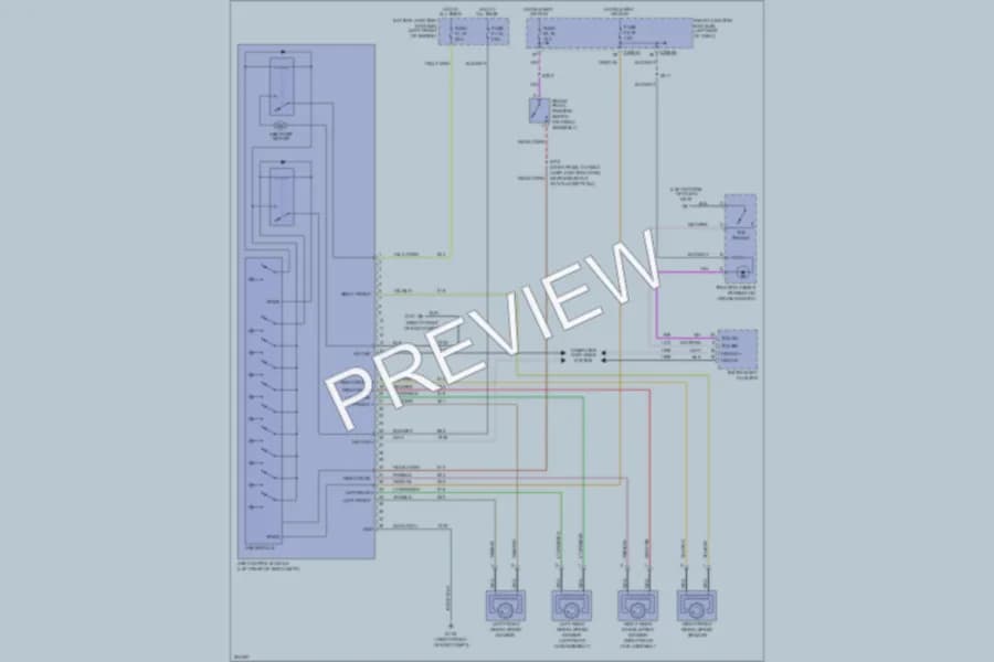 2005 Ford Freestyle Anti Lock Brakes wiring diagram preview