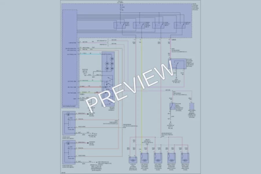 2005 Ford Freestyle Anti Theft wiring diagram preview