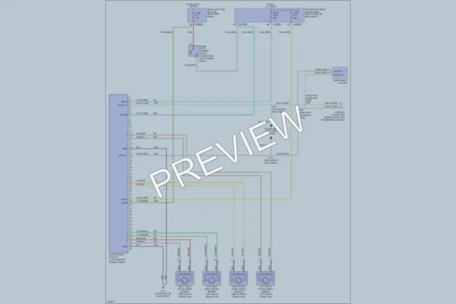 2005 Ford Mustang Anti Lock Brakes wiring diagram preview