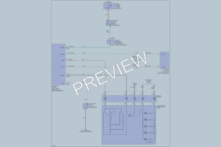 2005 Ford Mustang Cruise Control wiring diagram preview