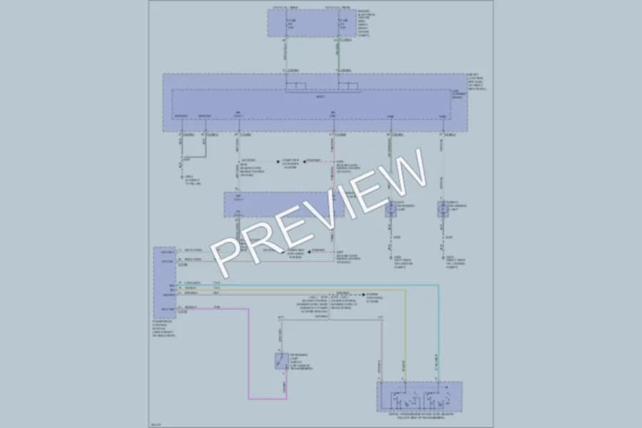 2005 Ford Mustang Exterior Lights wiring diagram preview