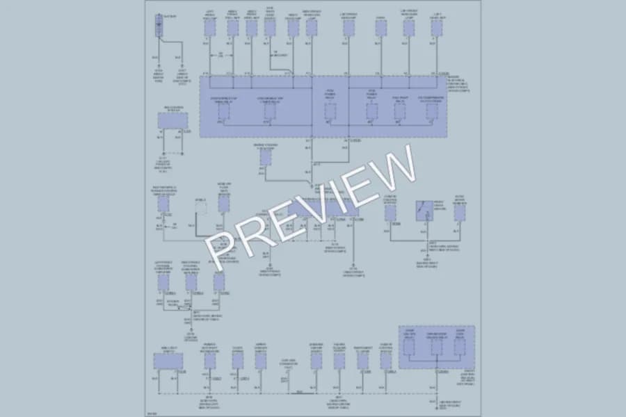 2005 Ford Mustang Ground Distribution wiring diagram preview