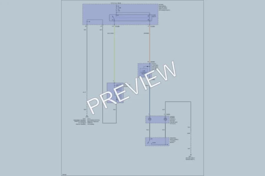 2005 Ford Mustang Horn wiring diagram preview