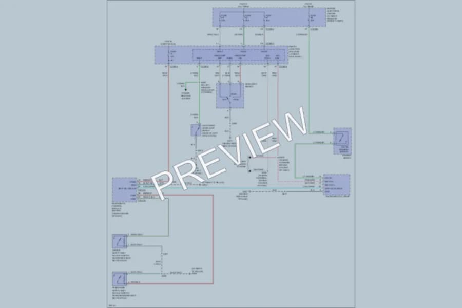 2005 Ford Mustang Warning Systems wiring diagram preview
