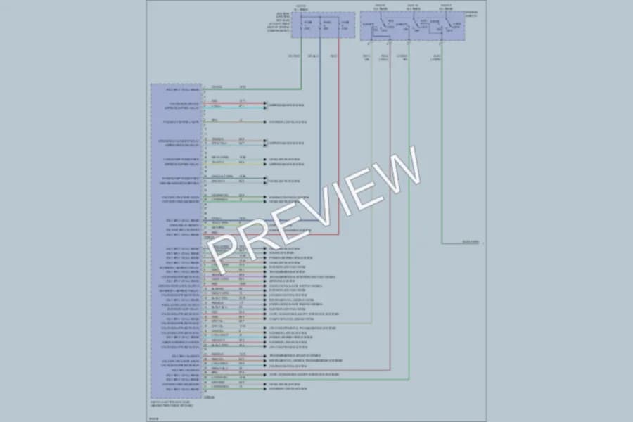 2005 Ford Ranger Body Control Modules wiring diagram preview
