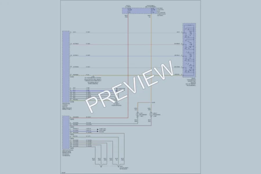 2005 Ford Thunderbird Exterior Lights wiring diagram preview