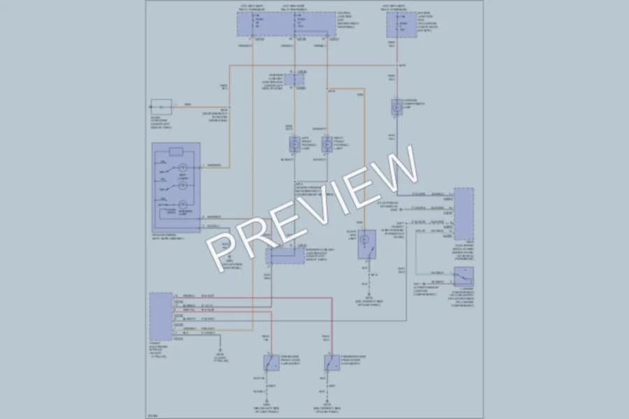 2005 Ford Thunderbird Interior Lights wiring diagram preview