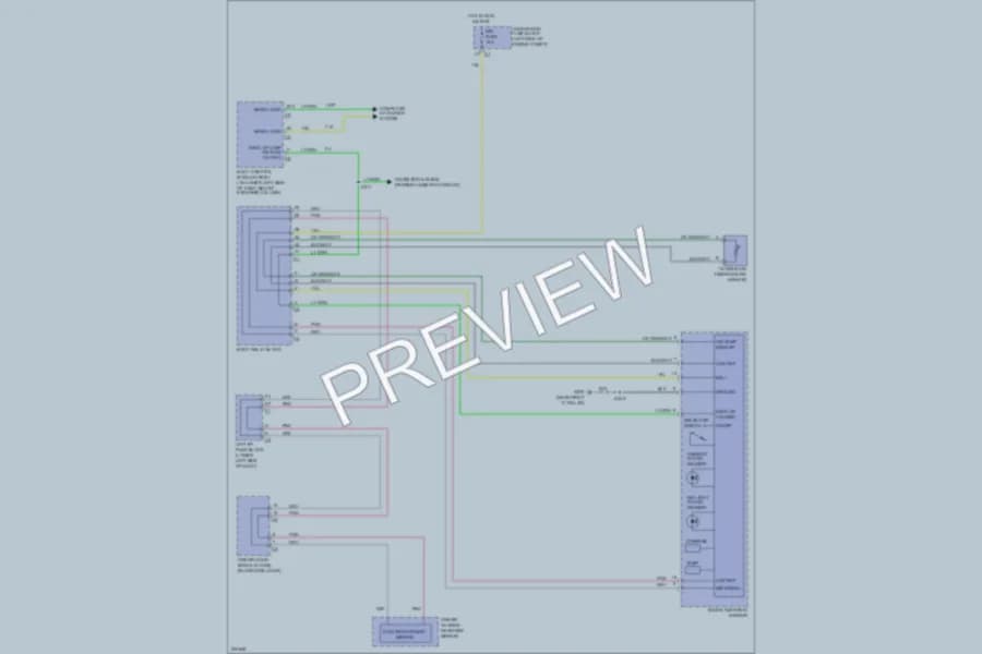 2005 GMC C1500YukonXL Power Mirrors wiring diagram preview