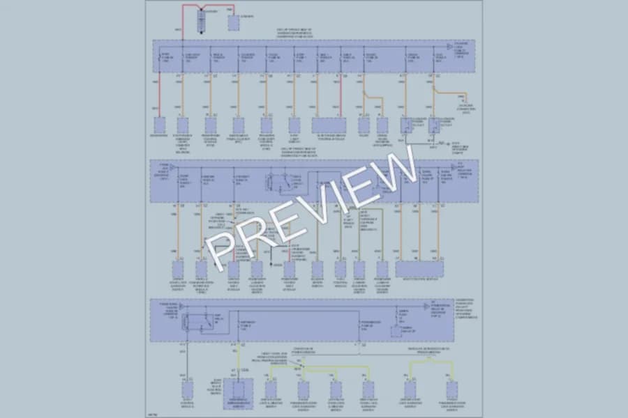 2005 GMC Canyon Power Distribution wiring diagram preview