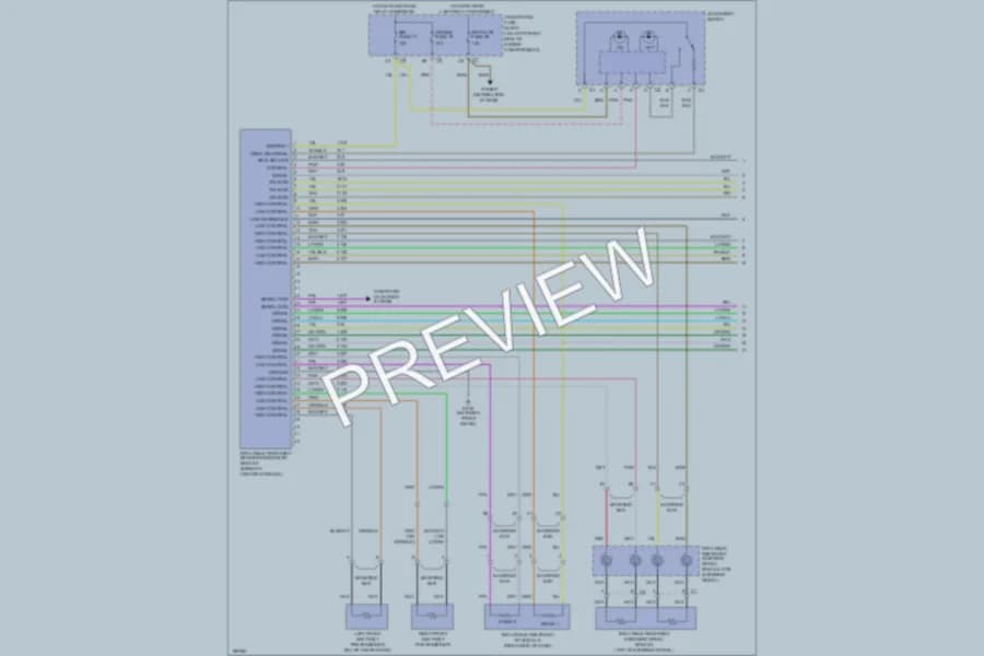 2005 GMC Canyon Supplemental Restraints wiring diagram preview