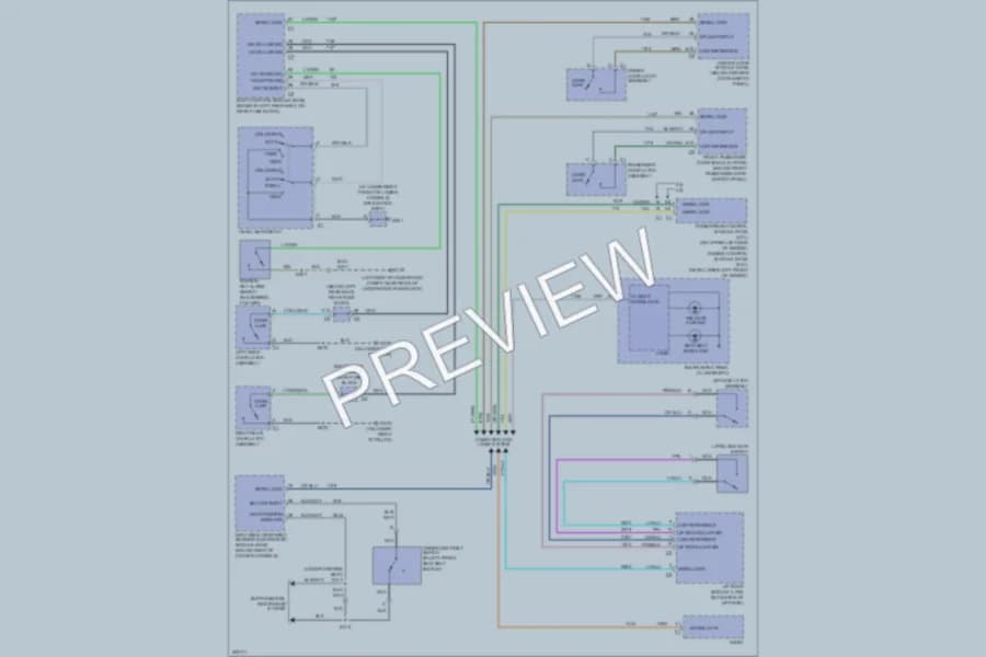 2005 GMC Envoy Warning Systems wiring diagram preview