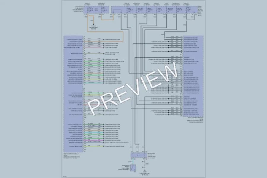 2005 GMC EnvoyXL Body Control Modules wiring diagram preview