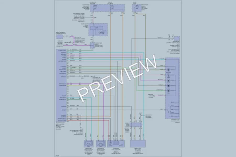 2005 GMC EnvoyXL Transmission wiring diagram preview