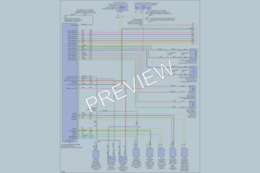 2005 GMC EnvoyXUV Supplemental Restraints wiring diagram preview