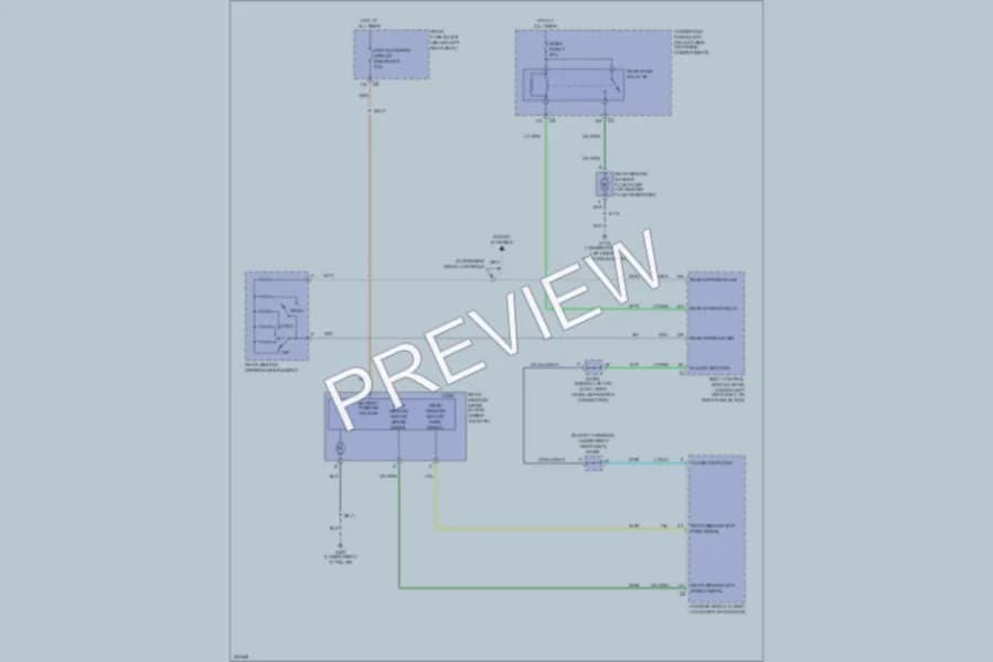 2005 GMC EnvoyXUV Wiper Washer wiring diagram preview