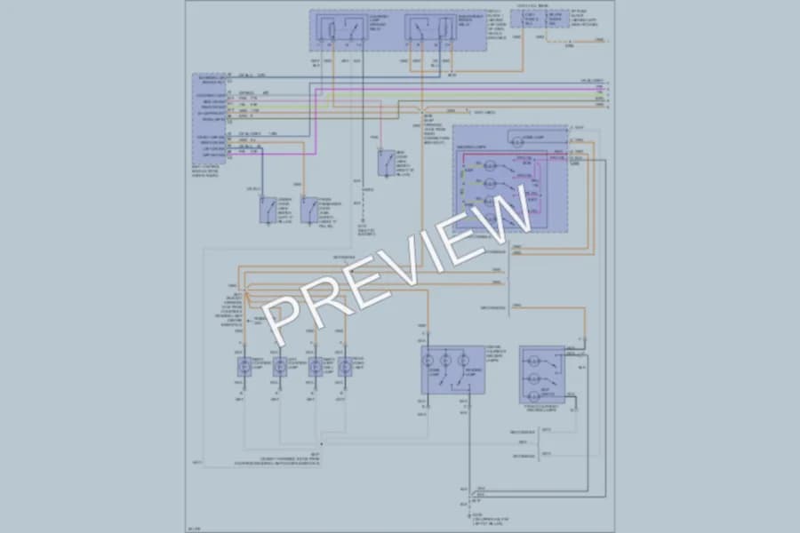 2005 GMC Safari Interior Lights wiring diagram preview