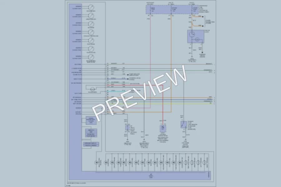 2005 GMC YukonDenali Instrument Cluster wiring diagram preview