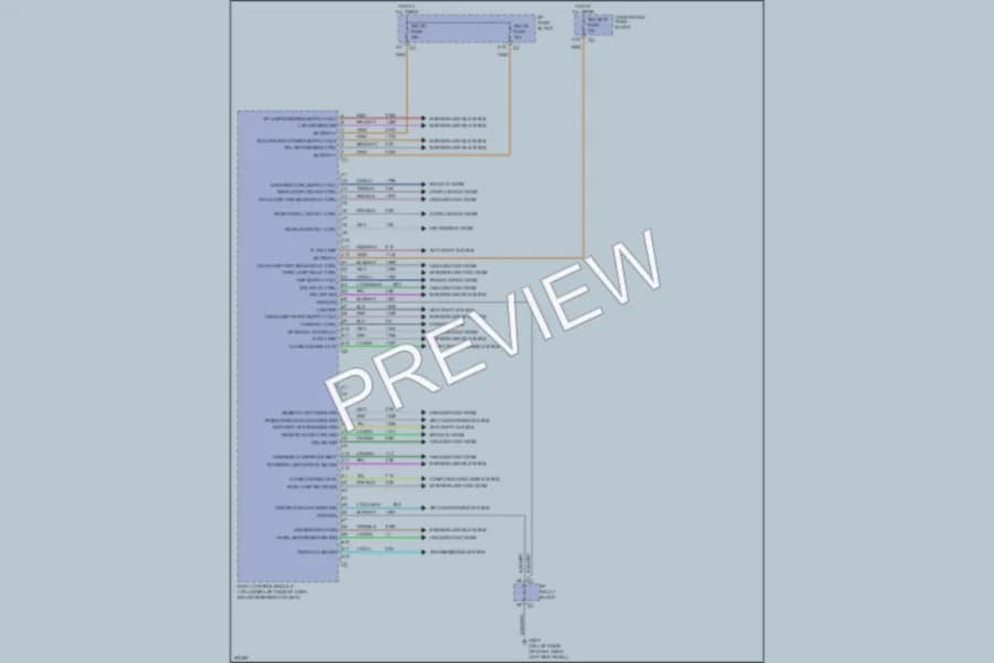 2005 HUMMER H2 Body Control Modules wiring diagram preview