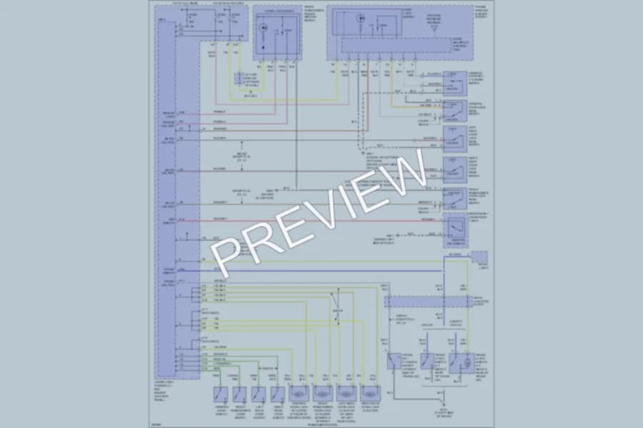 2005 Honda Accord Power Door Locks wiring diagram preview