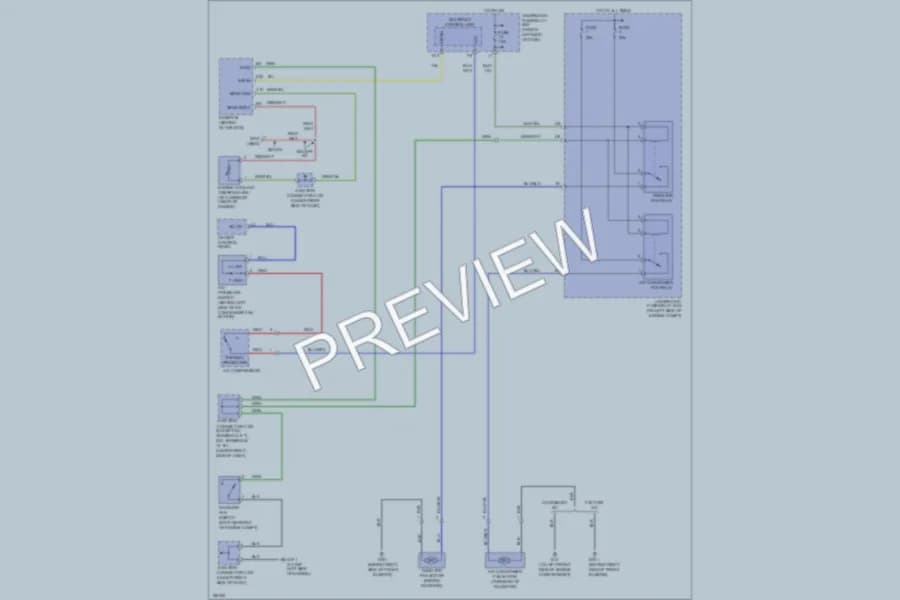 2005 Honda Civic Cooling Fan wiring diagram preview