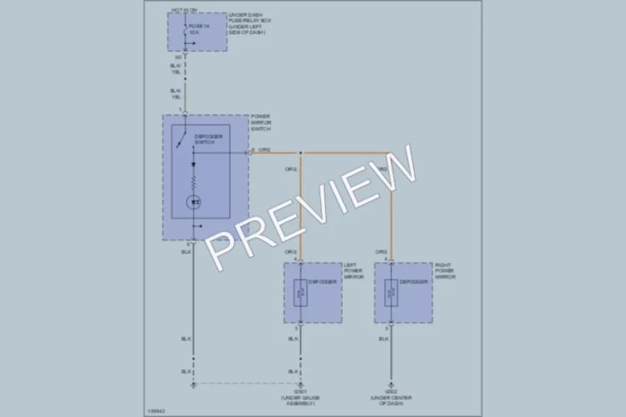 2005 Honda Civic Defoggers wiring diagram preview