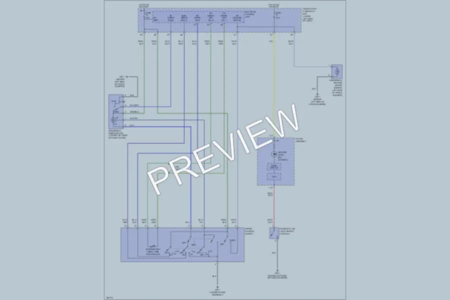 2005 Honda Civic Wiper Washer wiring diagram preview