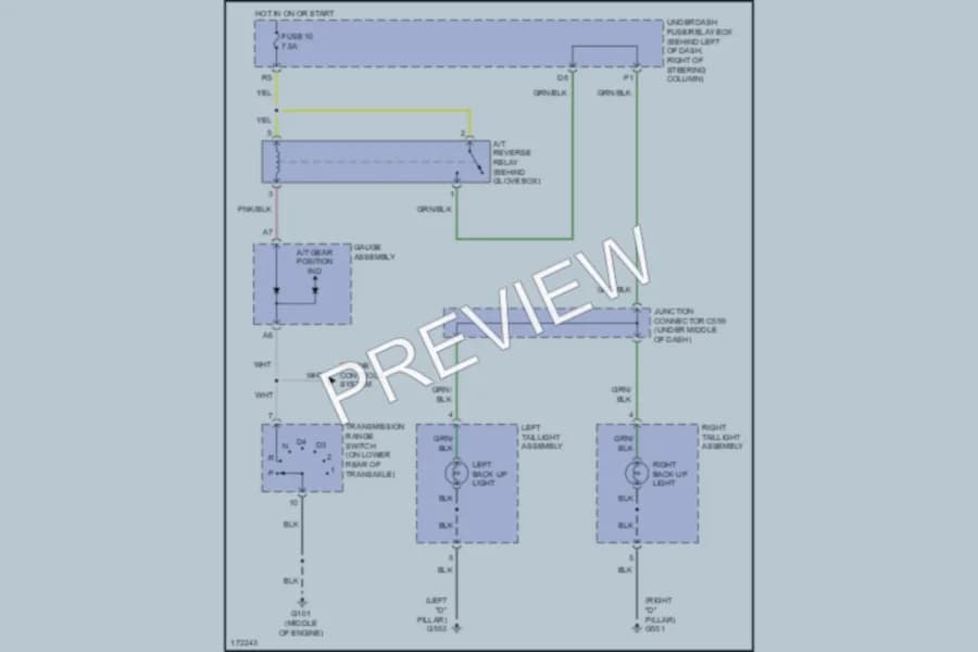 2005 Honda Element Exterior Lights wiring diagram preview