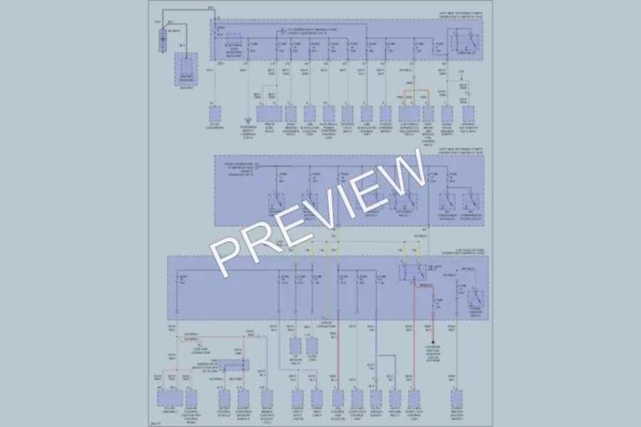 2005 Honda Insight Power Distribution wiring diagram preview