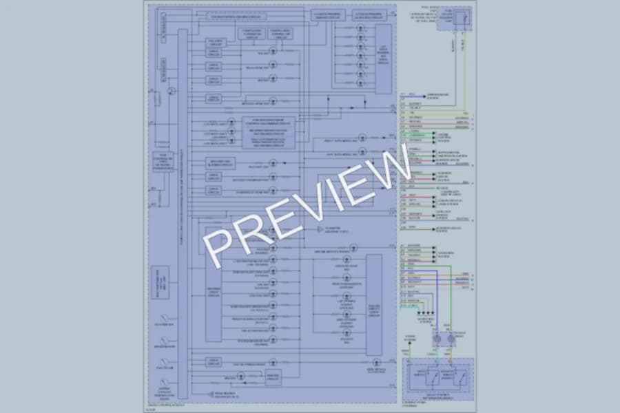 2005 Honda Odyssey Instrument Cluster wiring diagram preview