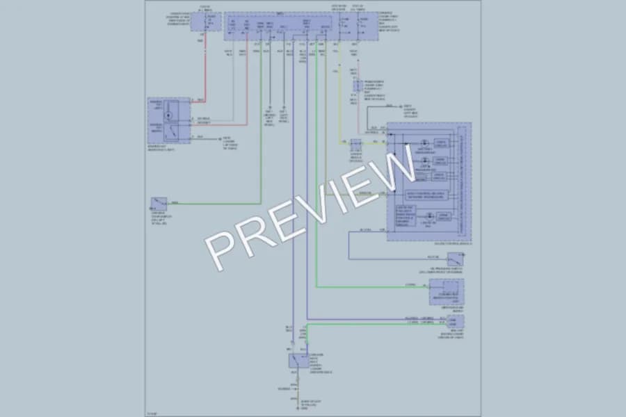 2005 Honda Odyssey Warning Systems wiring diagram preview