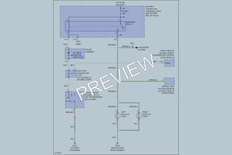 2005 Honda Pilot Exterior Lights wiring diagram preview