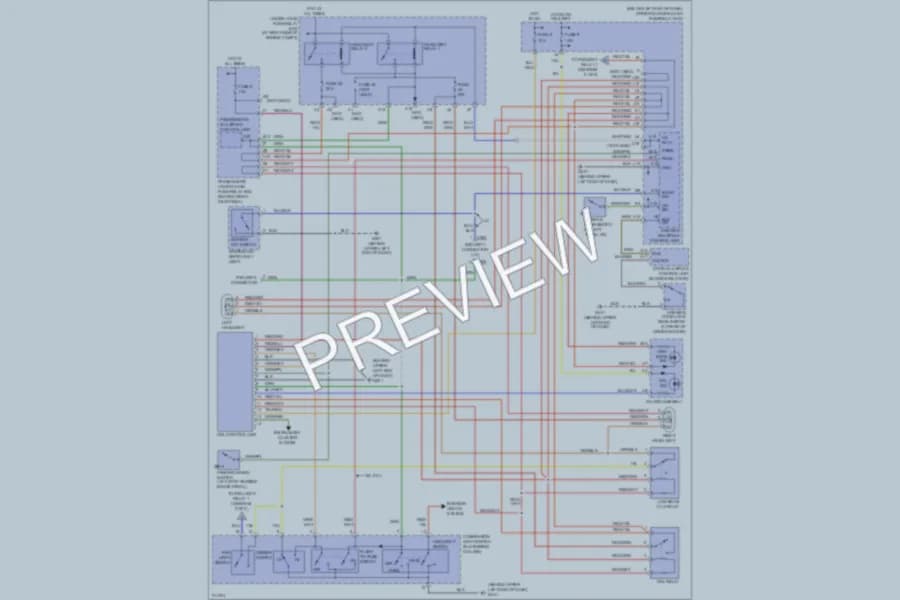 2005 Honda Pilot Headlights wiring diagram preview