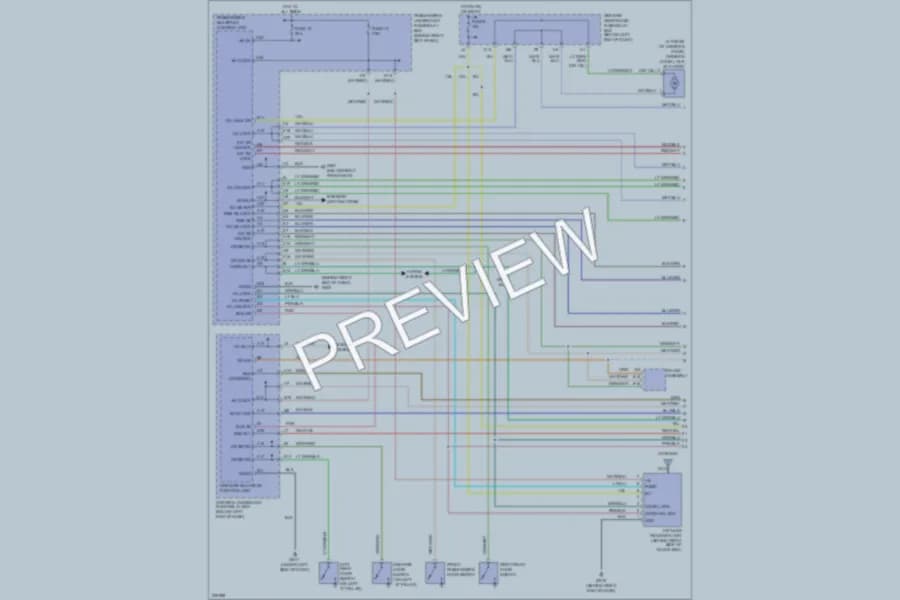 2005 Honda Pilot Power Door Locks wiring diagram preview