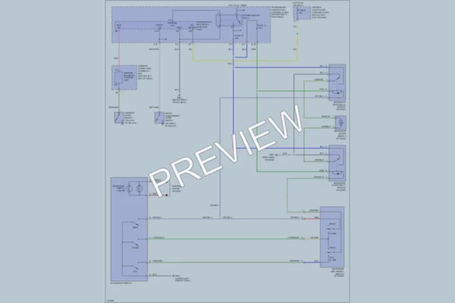 2005 Honda Pilot Power Top Sunroof wiring diagram preview