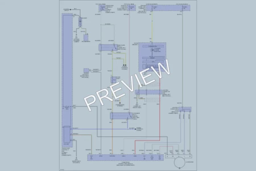 2005 Honda Pilot Starting Charging wiring diagram preview