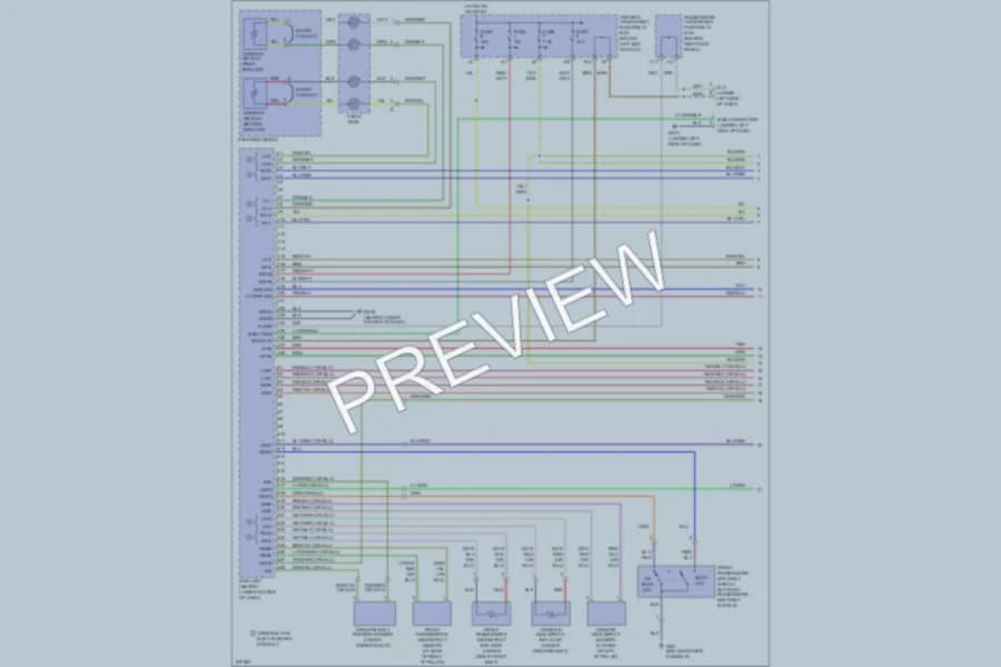 2005 Honda Pilot Supplemental Restraints wiring diagram preview