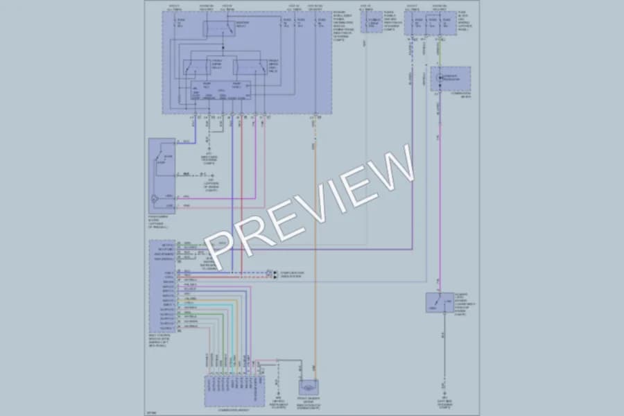 2005 Infiniti FX35 Wiper Washer wiring diagram preview