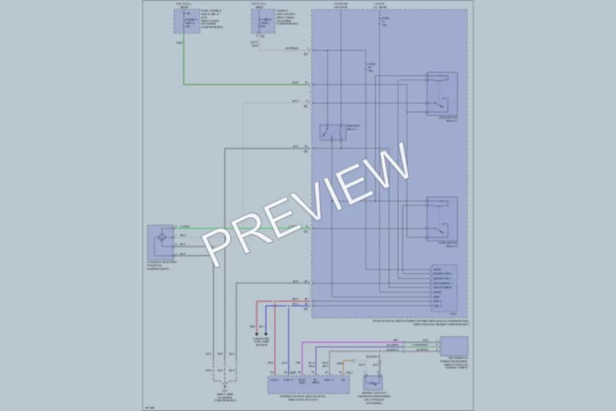 2005 Infiniti FX45 Cooling Fan wiring diagram preview