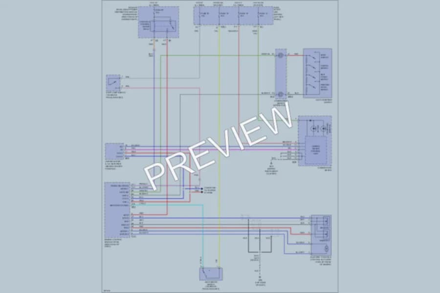 2005 Infiniti FX45 Cruise Control wiring diagram preview