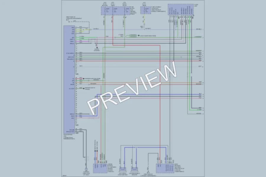 2005 Infiniti FX45 Navigation wiring diagram preview